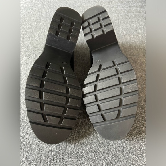 LIMELIGHT WOMEN’S KENDALL Platform LOAFER Black Patent with Gold Chain Size 10 - Picture 7 of 11